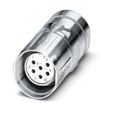 Produktfoto 1 von Phoenix Contact SL M23 M23 Rundsteckverbinder Buchse 9-polig Buchse 20A Kabel IP40
