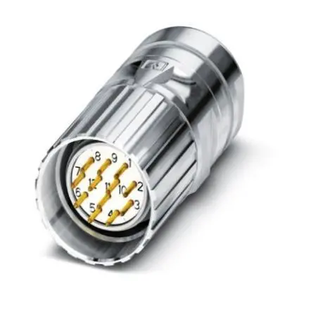 Produktfoto 1 von Phoenix Contact CA M23 M23 Rundsteckverbinder Stecker 12-polig Stecker 8A Kabel IP67