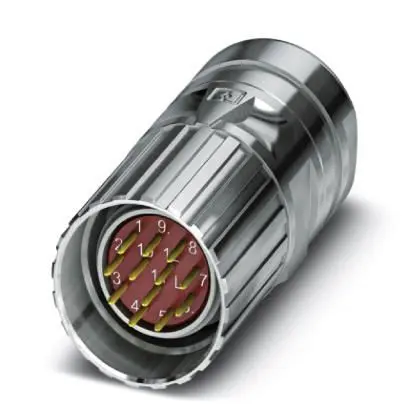 Produktfoto 1 von Phoenix Contact CA M23 M23 Rundsteckverbinder Stecker 12-polig Stecker 8A Kabel IP40