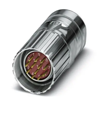 Produktfoto 1 von Phoenix Contact CA M23 M23 Rundsteckverbinder Stecker 12-polig Stecker 8A Kabel IP40