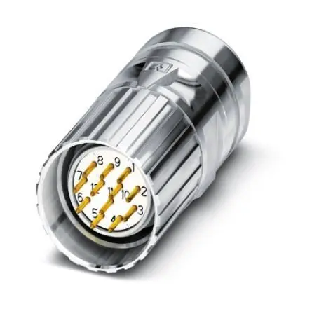 Produktfoto 1 von Phoenix Contact CA M23 M23 Rundsteckverbinder Stecker 12-polig Stecker 8A Kabel IP40