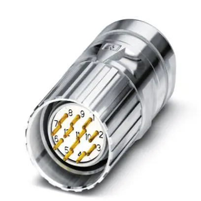 Produktfoto 1 von Phoenix Contact CA M23 M23 Rundsteckverbinder Stecker 17-polig Stecker 8A Kabel IP67