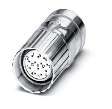 Phoenix Contact CA M23 M23 Rundsteckverbinder Buchse 12-polig Buchse 8A Kabel IP67