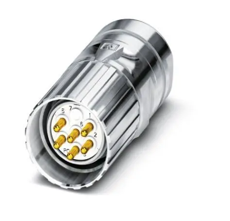 Produktfoto 1 von Phoenix Contact CA M23 M23 Rundsteckverbinder Stecker 9-polig Stecker 20A Kabel IP40