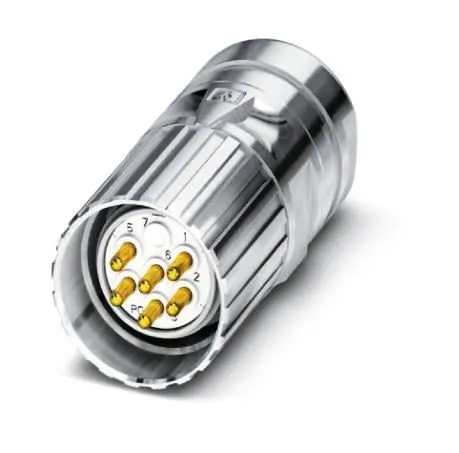 Produktfoto 1 von Phoenix Contact CA M23 M23 Rundsteckverbinder Stecker 6-polig Buchse 20A Kabel IP40
