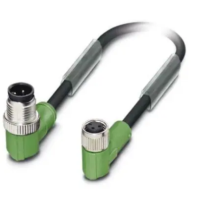 Produktfoto 1 von Phoenix Contact, 3-polig Sensor-Betätigungselementkabel, M12 Stecker 3 / M8 Buchse, Länge 600 mm