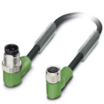Produktfoto 1 von Phoenix Contact, 4-polig Sensor-Betätigungselementkabel, M12 Stecker 4 / M8 Buchse, Länge 600 mm