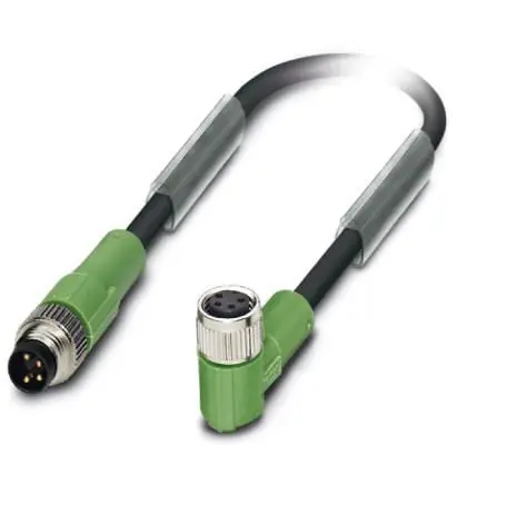 Produktfoto 1 von Phoenix Contact, 4-polig Sensor-Betätigungselementkabel, Gerade M8 Stecker 4 / M8 Buchse, Länge 600 mm