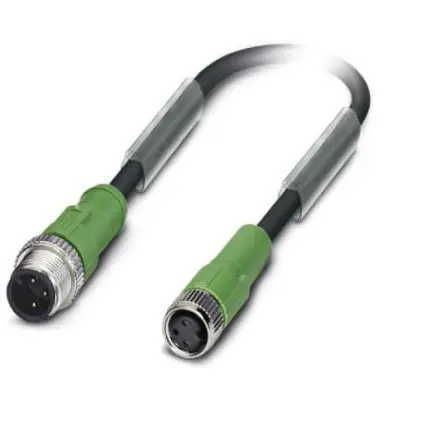 Produktfoto 1 von Phoenix Contact, 3-polig Sensor-Betätigungselementkabel, M12 Stecker 3 / M8, Gerade Buchse, Länge 2 m