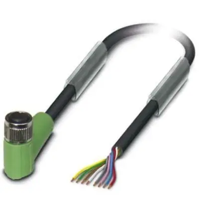 Produktfoto 1 von Phoenix Contact SAC, 8-polig Sensor-Betätigungselementkabel, M8, Rechtwinklig Buchse / Winkelbuchse M8, Länge 10 m