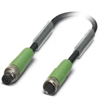 Produktfoto 1 von Phoenix Contact SAC, 8-polig Sensor-Betätigungselementkabel, M8, Gerade Stecker / M8 Buchse, Länge 1.5 m