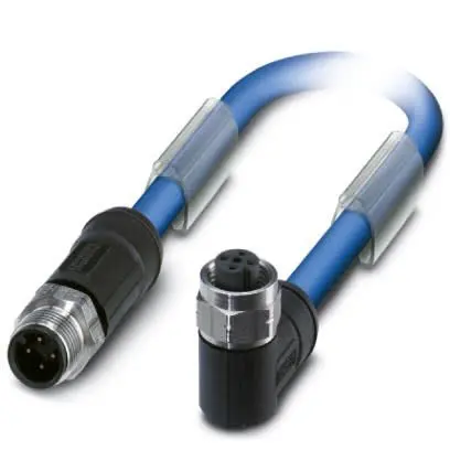 Produktfoto 1 von Phoenix Contact SAC, 3-polig Buskabel, M12, Gerade Stecker 3 / M12 Buchse, Länge 1 m