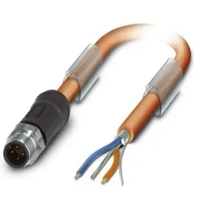 Produktfoto 1 von Phoenix Contact SAC, 3-polig Buskabel, M12, Gerade Stecker / Freies Ende Buchse, Länge 5 m