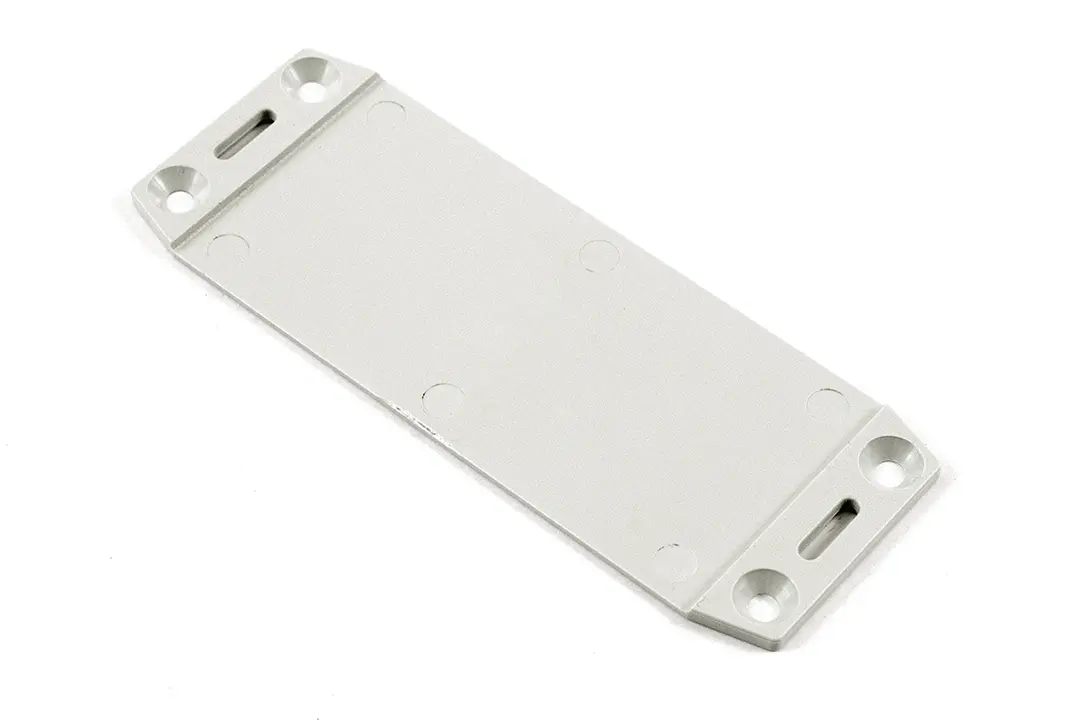 Produktfoto 1 von Hammond ABS-Kunststoff Satinierte Struktur Befestigungsflansch, 1.85 in Gehäuse 1591A x 125.222 mm