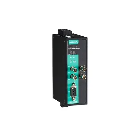 Produktfoto 1 von MOXA Ethernet-Medienkonverter, Voll-Duplex, Singlemode 45 km 12 Mbps, Anschluss: RS232, RS485, RS422