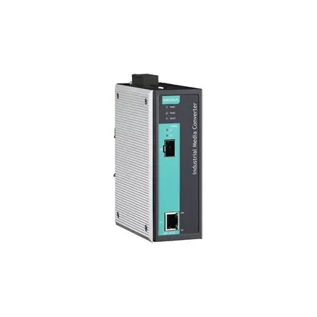Produktfoto 1 von MOXA Ethernet-Medienkonverter, Voll-Duplex 1000 Mbps, Anschluss: 10/100 T, RJ45