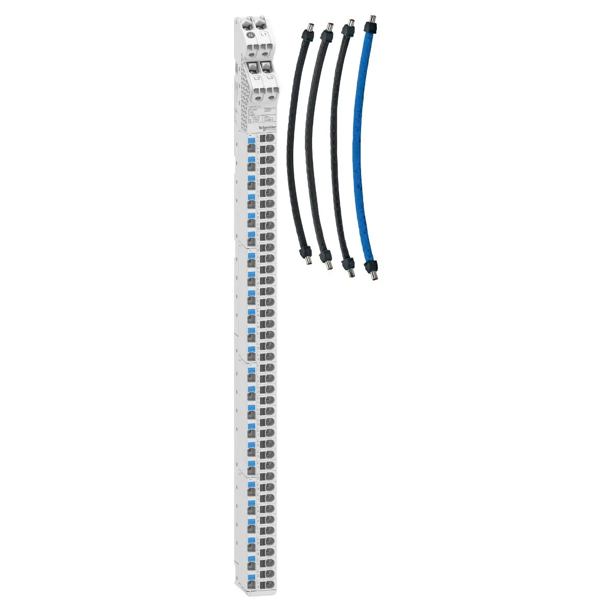 Produktfoto 1 von Schneider Electric, Acti9 VDIS Reihe Stromschiene, 3 -phasig, 440 V ac 160 A, Acti9 Reihe