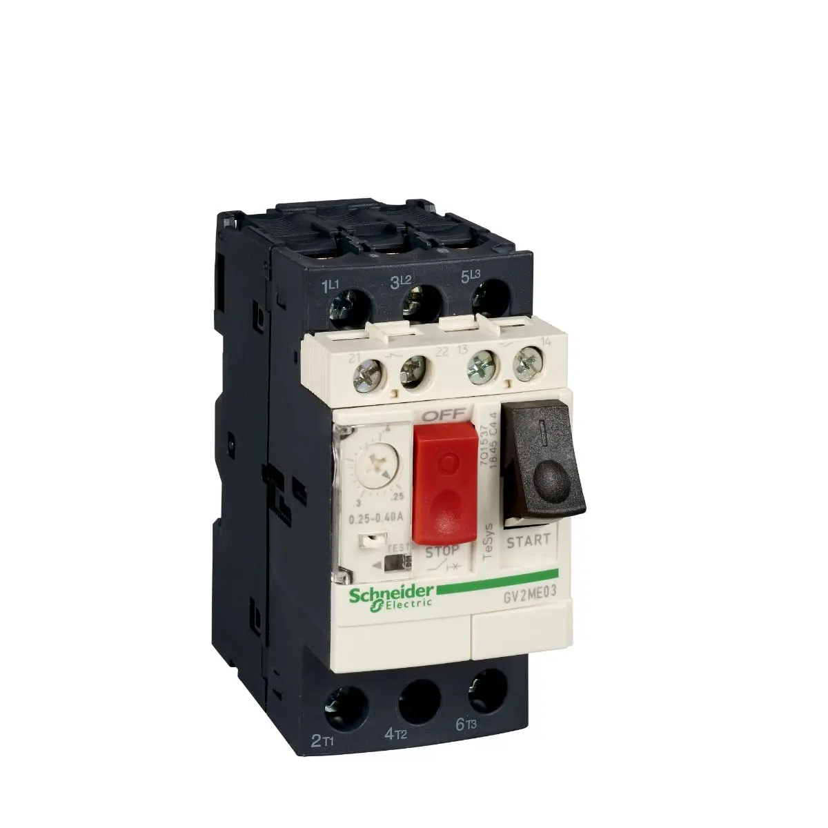 Schneider Electric TeSys GV2ME Motorschutzschalter, 2,5 → 4 A 690 V 89mm x 44.5mm