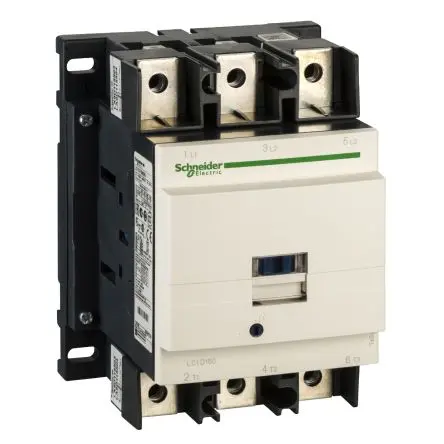 Produktfoto 1 von Schneider Electric TeSyS D Schütz 24V-Spule, 3-polig / 150 A 24V 40 TE 1 Schließer/1 Öffner Widerstandsbelastung