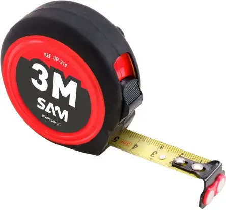 Produktfoto 1 von SAM UB-519N-FME Maßband, L. 5 m Zoll 16 mm