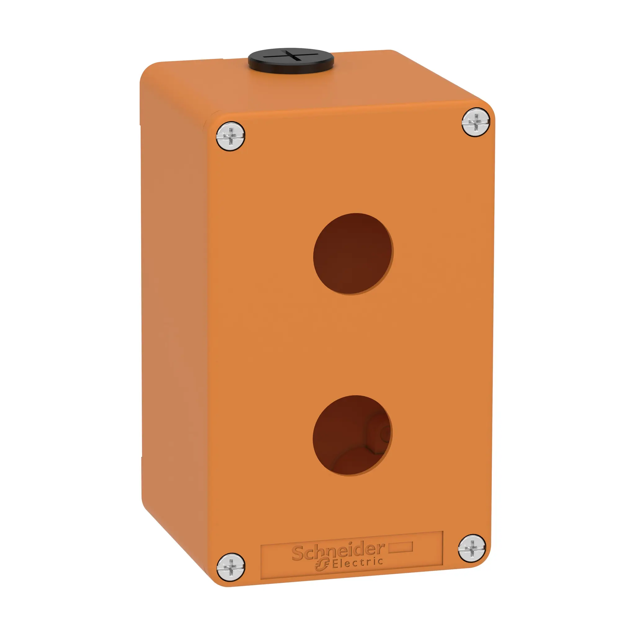 Produktfoto 1 von Schneider Electric XAPO Leere Steuerstation, 2 x Ø 22mm, Orange, Die Cast Zinc