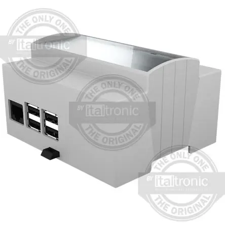 Produktfoto 1 von Italtronic Gehäuse, Grau, ABS, für Odroid C1+/C2, 90.5 mm