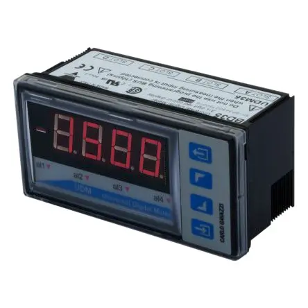 Produktfoto 1 von Carlo Gavazzi LED-Anzeige Digitales Multifunktionsmessgerät für Anzeige-Fassade H 14.2 mm 4-Stellen T. 8 mm