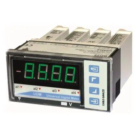 Produktfoto 1 von Carlo Gavazzi LED-Anzeige Digitales Multifunktionsmessgerät für Anzeige-Fassade H 14.2 mm 4-Stellen T. 8 mm