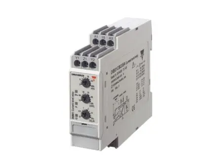 Produktfoto 1 von Carlo Gavazzi Überwachungsrelais 1-phasig, 1 Schließer/1 Öffner 0.1mA - 10A, 24 to 48 V ac, 115V