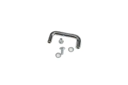 Hammond Chrom Stahl Möbelgriffe, L 5 mm H 16 mm B 37mm