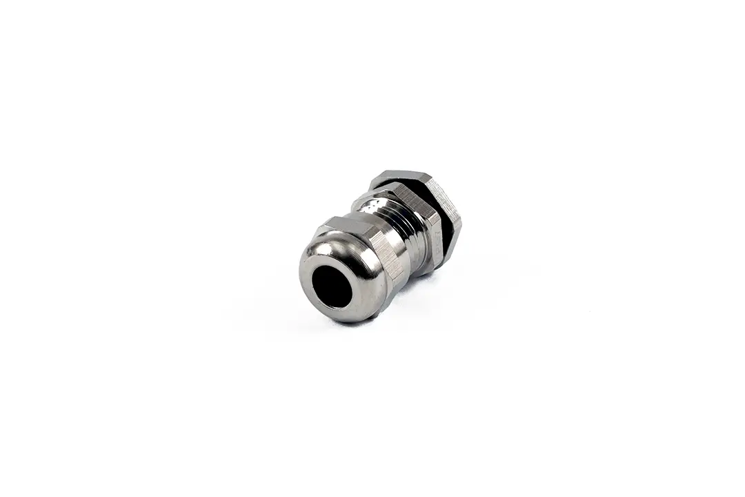Produktfoto 1 von Hammond 1427BCG Kabelverschraubung, PG7 Messing vernickelt Grau 3 mm/ 4 mm, IP68