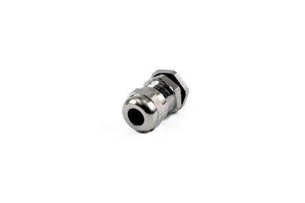 Produktfoto 1 von Hammond 1427BCG Kabelverschraubung, PG7 Messing vernickelt Grau 3 mm/ 4 mm, IP68