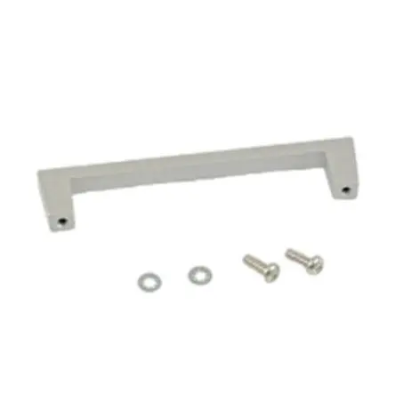 Produktfoto 1 von Hammond Fluoreszierend Klar Aluminium Möbelgriffe, L 112 mm H 10 mm B 25mm