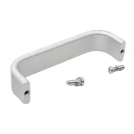 Produktfoto 1 von Hammond Fluoreszierend Klar Aluminium Möbelgriffe, L 33 mm H 107 mm B 22mm