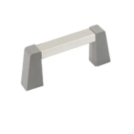Produktfoto 1 von Hammond Fluoreszierend Schwarz, Klar, Grau Kunststoff, Aluminium Möbelgriffe, L 96 mm H 13 mm B 42mm