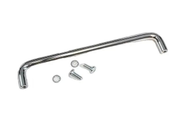 Produktfoto 1 von Hammond Chrom Stahl Möbelgriffe, L 10 mm H 33 mm B 187 mm