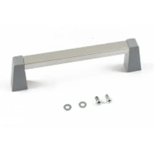 Produktfoto 1 von Hammond Fluoreszierend Klar, Schwarz, Grau Kunststoff, Aluminium Möbelgriffe, L 154 mm H 14 mm B 42 mm