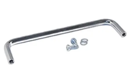 Produktfoto 1 von Hammond Chrom Stahl Möbelgriffe, L 6 mm H 44 mm B 159mm