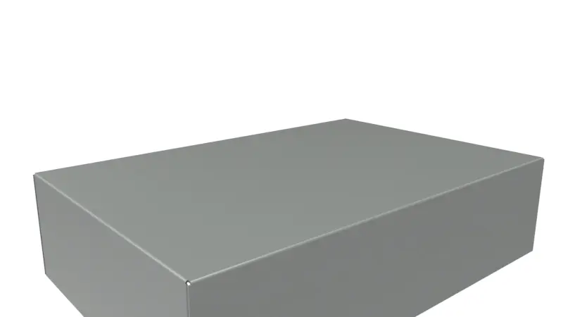 Produktfoto 1 von Hammond Typ Gehäuse-Chassis B. 8 in H. 8 in L. 304.8 mm Serie 1441 Stahl Grau