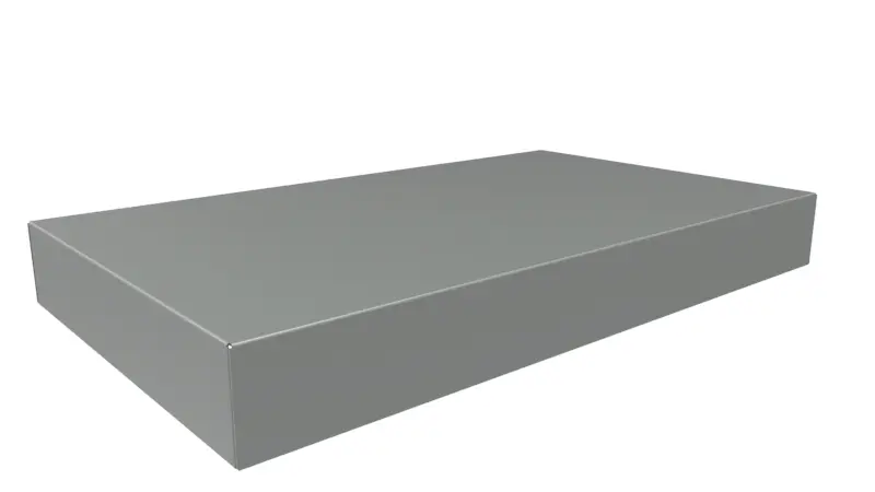 Produktfoto 1 von Hammond Typ Gehäuse-Chassis B. 1 in 14 in H. 10 in L. 431.8 mm Serie 1441 Stahl Grau