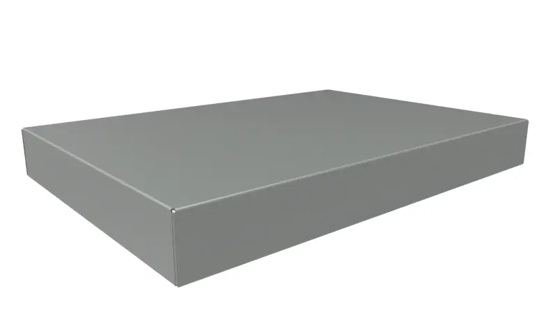 Produktfoto 1 von Hammond Typ Gehäuse-Chassis B. 12 in H. 12 in L. 431.8 mm Serie 1441 Stahl Grau