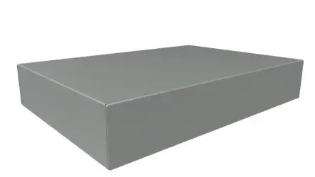 Produktfoto 1 von Hammond Gehäuse-Chassis Typ Chassis B. 12Zoll L. 431.8mm Stahl Grau