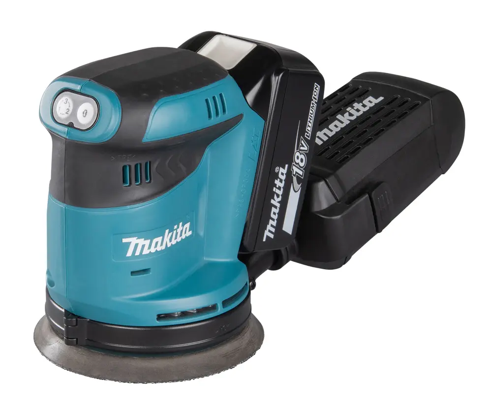 Produktfoto 1 von Makita DBO180Z Schnurlos-, 123 mm Schleifplatte, 2.8 mm Schwingkreis-Ø