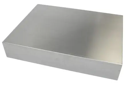 Produktfoto 1 von Hammond 1444; Universalgehäuse; Aluminium; Natursilber Breite 330.2 mm Höhe 431.8 mm Länge 50.8 mm