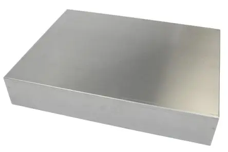 Produktfoto 1 von Hammond 1444; Universalgehäuse; Aluminium; Natursilber Breite 330.2 mm Höhe 431.8 mm Länge 76.2 mm