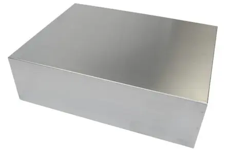 Produktfoto 1 von Hammond 1444; Universalgehäuse; Aluminium; Natursilber Breite 330.2 mm Höhe 431.8 mm Länge 127 mm