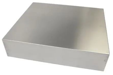 Produktfoto 1 von Hammond 1444; Universalgehäuse; Aluminium; Natursilber Breite 381 mm Höhe 431.8 mm Länge 101.6 mm