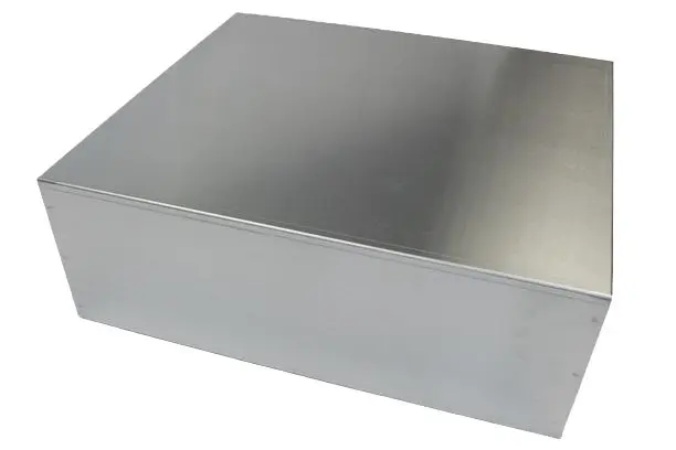 Produktfoto 1 von Hammond 1444; Universalgehäuse; Aluminium; Natur Breite 381 mm Höhe 431.8 mm Länge 152.4 mm