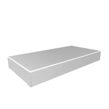 Produktfoto 1 von Hammond 1444; Universalgehäuse; Aluminium; Natursilber Breite 101.6 mm Höhe 203.2 mm Länge 25.4 mm