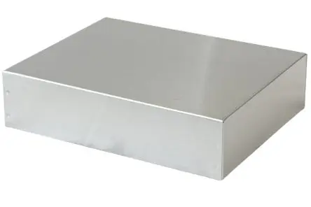 Produktfoto 1 von Hammond 1444; Universalgehäuse; Aluminium; Natursilber Breite 203.2 mm Höhe 254 mm Länge 63.5 mm